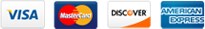 These credit cards are accepted
