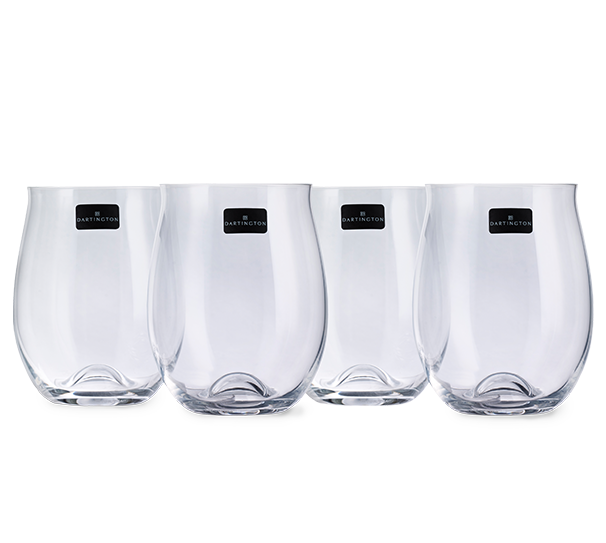Dartington Stemless Signature Series Glasses (Set of 4) Dartington Stemless Signature Series Glasses (Set of 4)