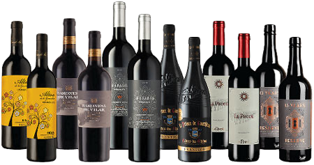 Luxury Reds Dozen + Mystery Trio