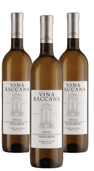 Vina Baccana Pinot Grigio - 3 btls Vina Baccana Pinot Grigio - 3 btls