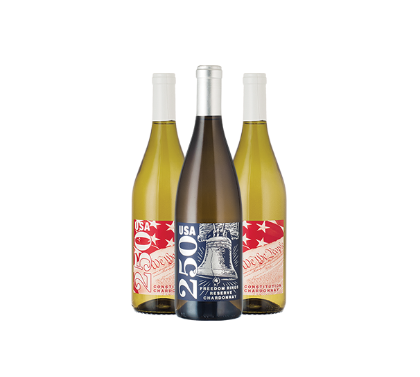 USA 250 Chardonnay Trio with Reserve Chardonnay USA 250 Chardonnay Trio with Reserve Chardonnay