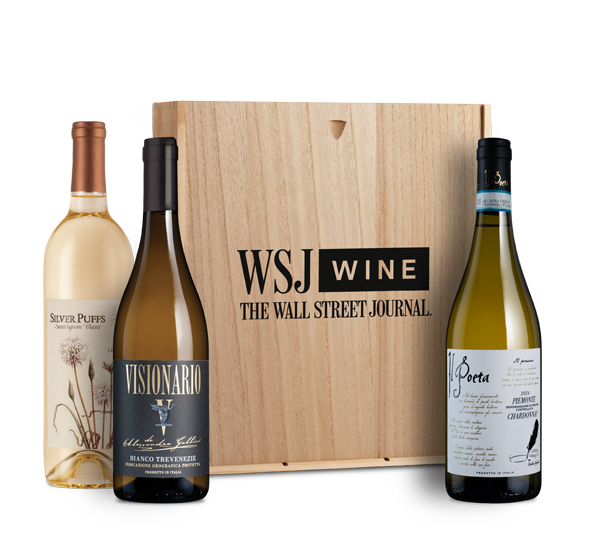 Winning Whites in WSJ Wine Wood Gift Box