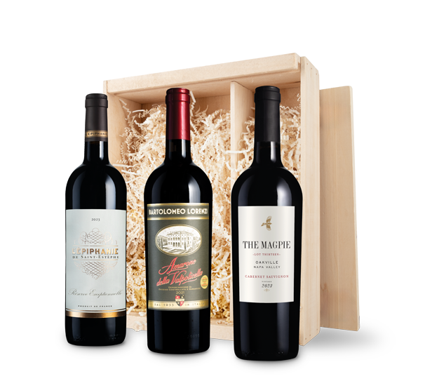 Fine & Rare Reds in Wood Gift Box