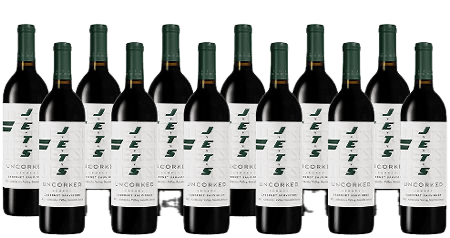 JETS UNCORKED (12 bottles) + 2 glasses JETS UNCORKED (12 bottles) + 2 glasses