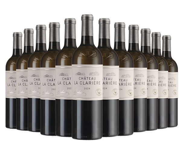 Château La Clarière Blanc 2024 (12 bottles)