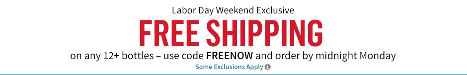 FREE SHIPPING ALL WEEKEND