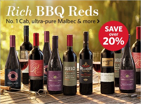 Case of red wine for BBQs