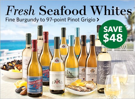 Top white wines for seafood