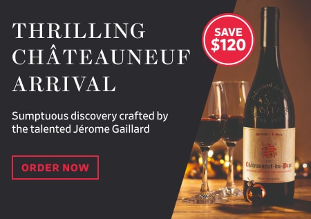 Thrilling Châteauneuf arrival