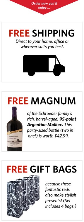 Total wine free sales wine gift bag